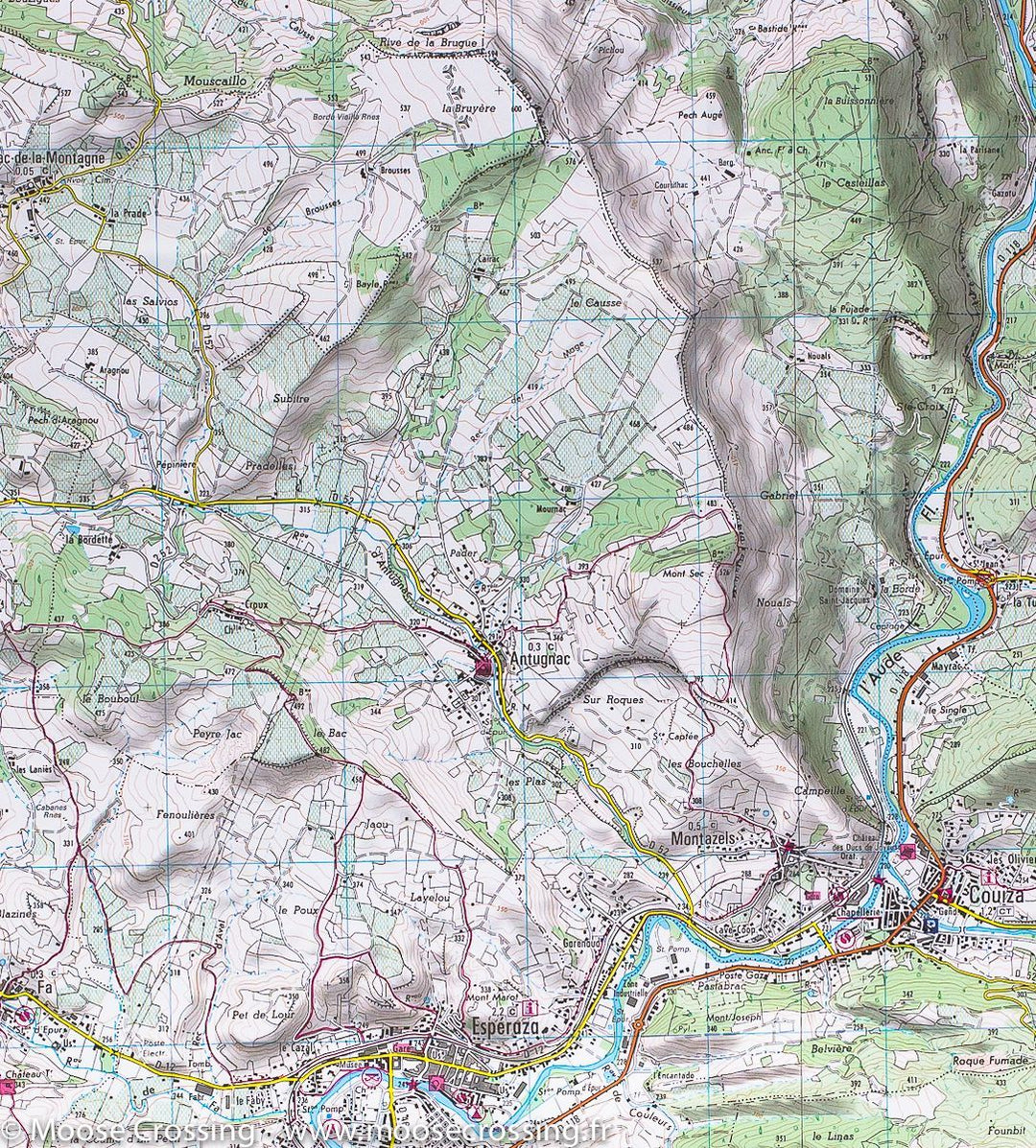 Carte IGN TOP 25 n° 2347 OT - Quillan & Alet-les-bains (Pyrénées) - La Compagnie des Cartes