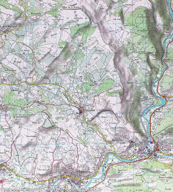 Carte IGN TOP 25 n° 2347 OT - Quillan & Alet-les-bains (Pyrénées) - La Compagnie des Cartes