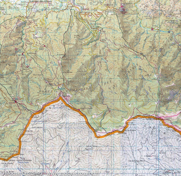 Carte TOP 25 n° 2549 OT - Banyuls, Col du Perthus &amp; Côte Vermeille | IGN - La Compagnie des Cartes