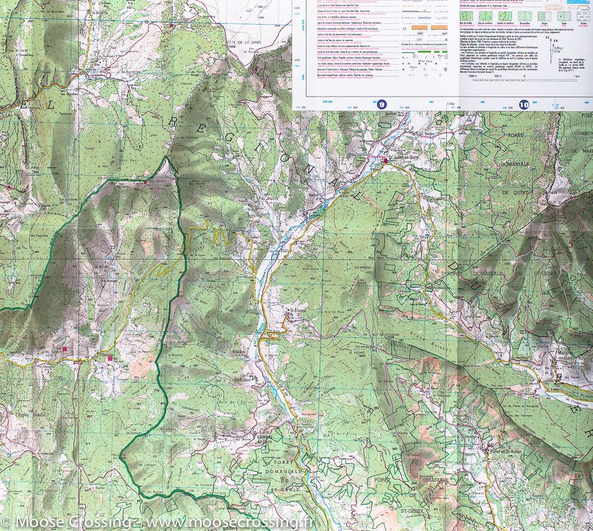 Carte TOP 25 n° 3137 OT - Die, Crest & PNR du Vercors (Alpes) | IGN carte de randonnée IGN