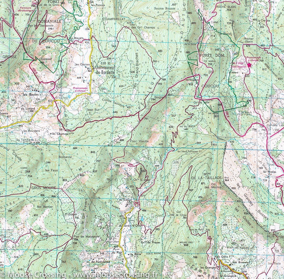 Carte TOP 25 n° 3139 OT - Nyons, Rémuzat & Baronnies | IGN carte de randonnée IGN