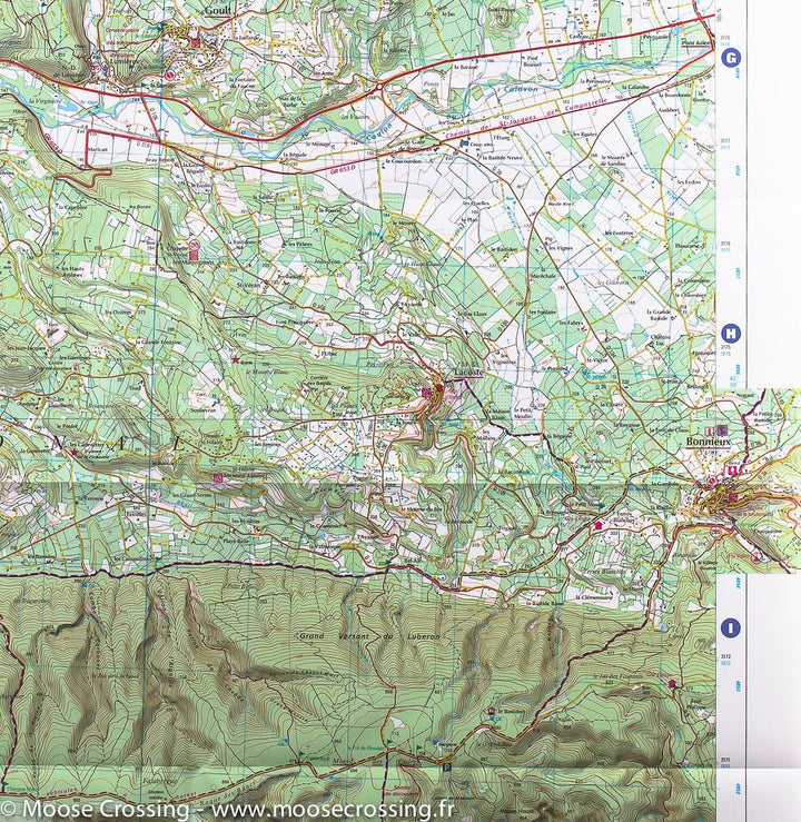Carte TOP 25 n° 3142 OT - Cavaillon, Fontaine de Vaucluse (PNR du Lubéron) | IGN carte pliée IGN 
