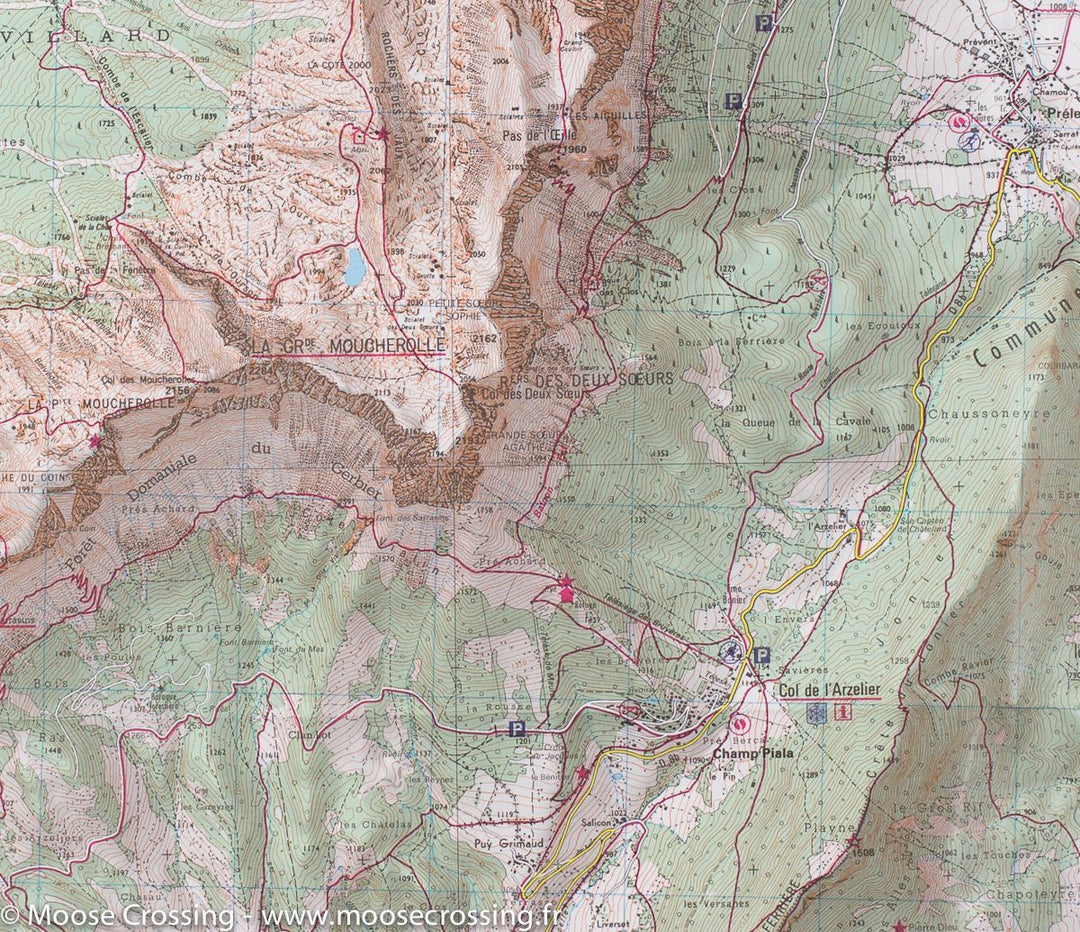 Carte TOP 25 n° 3236 OT - Villard-de-Lans & Mont Aiguille (PNR du Vercors, Alpes) | IGN carte pliée IGN 