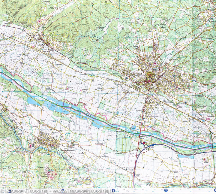 Carte TOP 25 n° 3243 OT - Pertuis, Lourmarin & PNR du Lubéron | IGN carte pliée IGN 