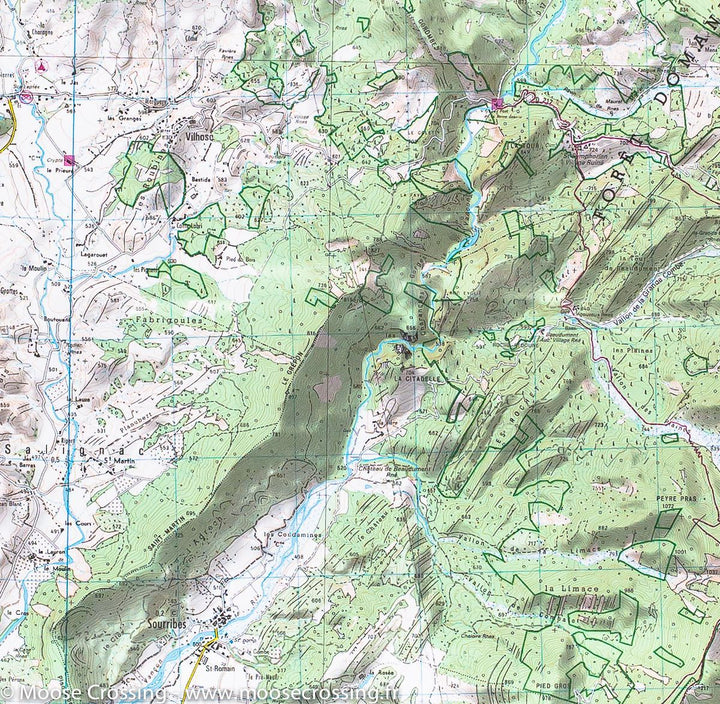 Carte IGN TOP 25 n° 3340 ET - Digne les Bains, Sisteron & Les Mées (Alpes) - La Compagnie des Cartes