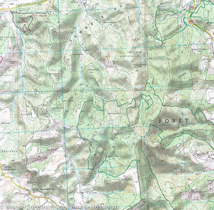 Carte IGN TOP 25 n° 3441 OT - Barrême &amp; Vallée de l'Asse & PNR du Verdon - La Compagnie des Cartes