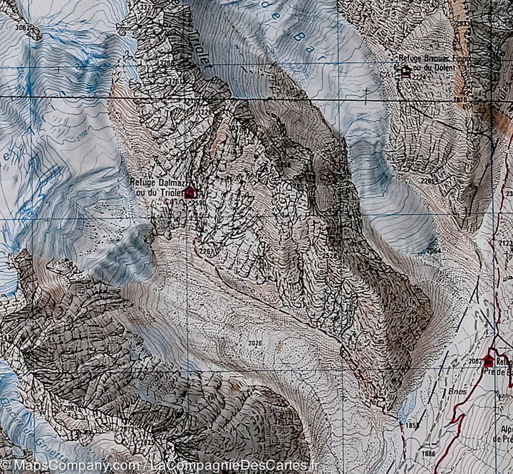 Carte TOP 25 n° 3630 OTR (résistante) - Chamonix & Massif du Mont Blanc | IGN carte pliée IGN 