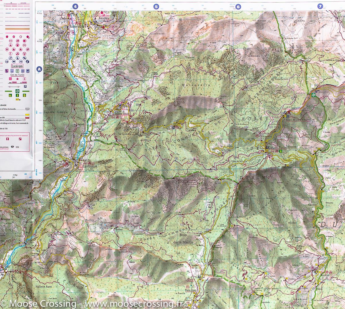 Carte TOP 25 n° 3741 ET - Vallée de la Bévéra, Vallée des Paillons, Parc national du Mercantour | IGN carte de randonnée IGN