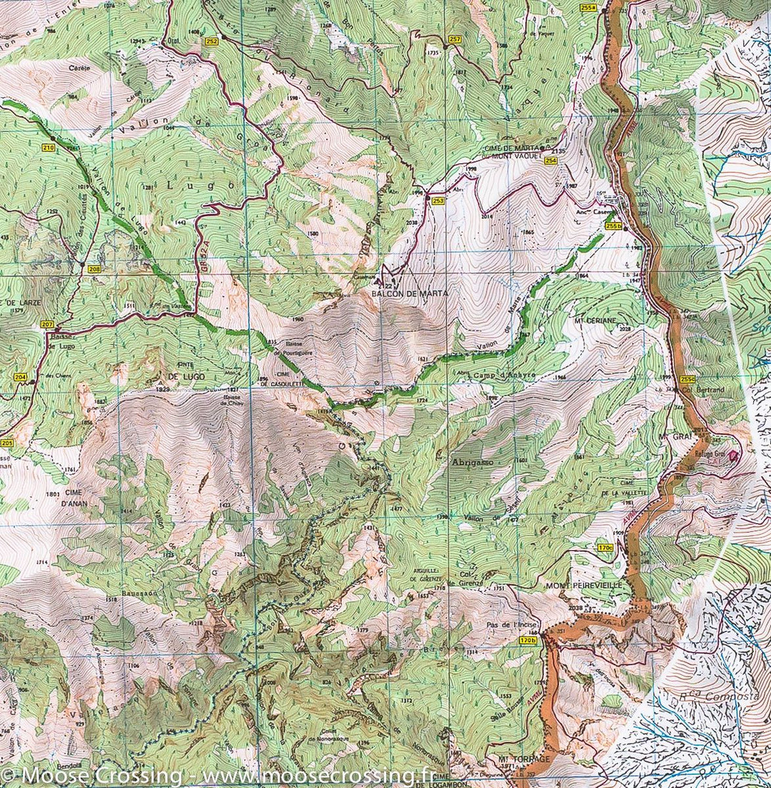TOP 25 Map No. 3841 OT - Roya Valley, Mercantour National Park | IGN ...