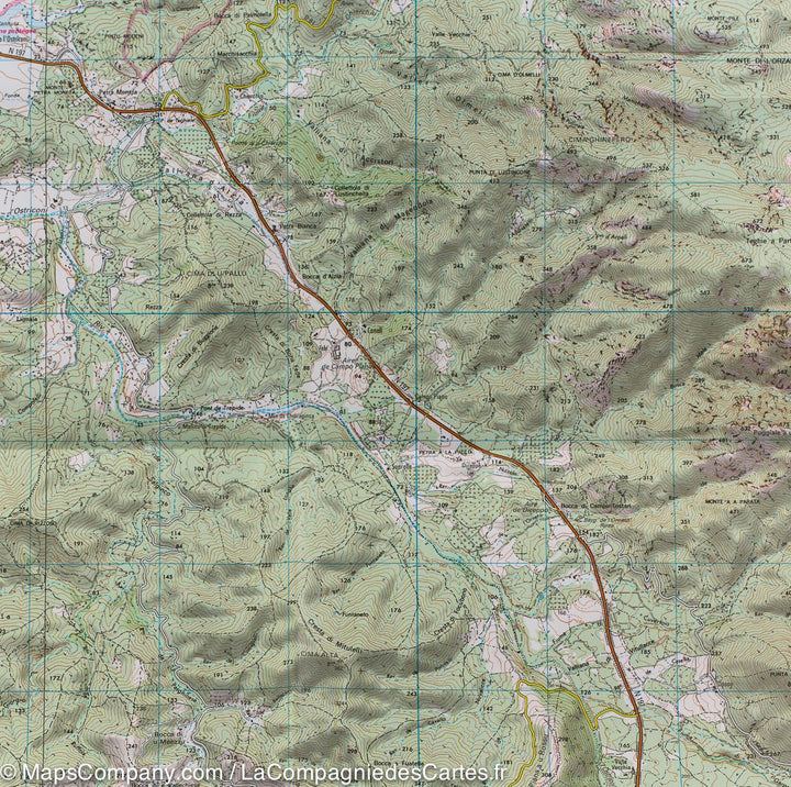 Carte TOP 25 n° 4249 OT - L'île Rousse (PNR de Corse) | IGN carte pliée IGN 