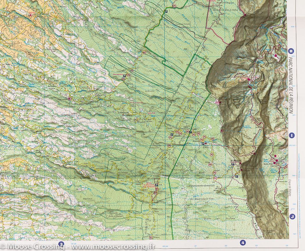Carte TOP 25 n° 4401 RT - St Paul, Le Port (Ile de la Réunion, Nord-Ouest) | IGN carte de randonnée IGN