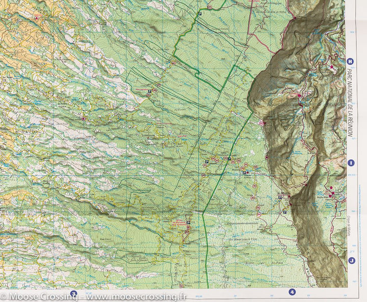 Carte TOP 25 n° 4401 RT - St Paul, Le Port (Ile de la Réunion, Nord-Ouest) | IGN carte pliée IGN 