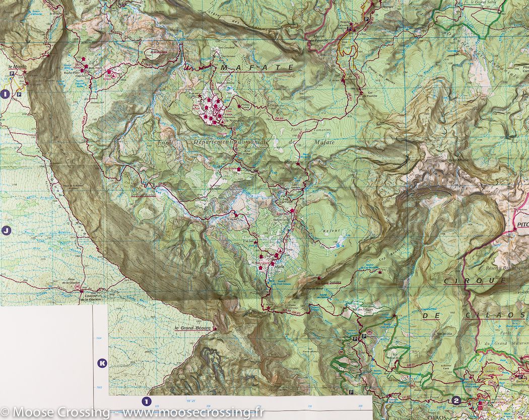 Carte TOP 25 n° 4402 RT - Saint Denis (Ile de la Réunion, Centre et Nord) | IGN carte pliée IGN 