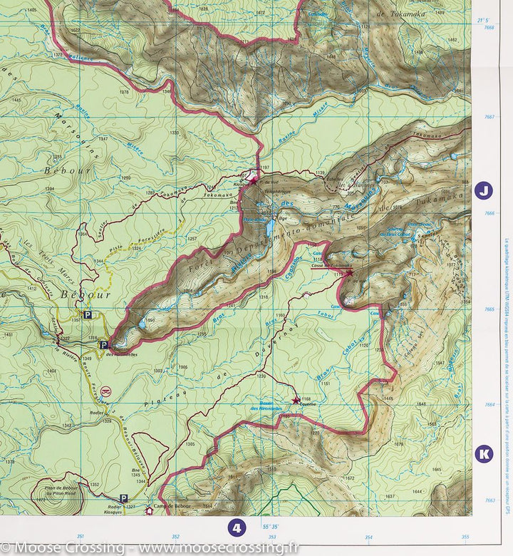 Carte TOP 25 n° 4402 RTR (résistante) - Saint Denis (Ile de la Réunion, Centre et Nord) | IGN carte pliée IGN 