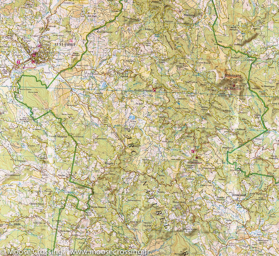 Carte TOP 25 n° 4503 MT - Martinique Sud (le Marin, presqu'île des Trois Îlets) | IGN carte pliée IGN 