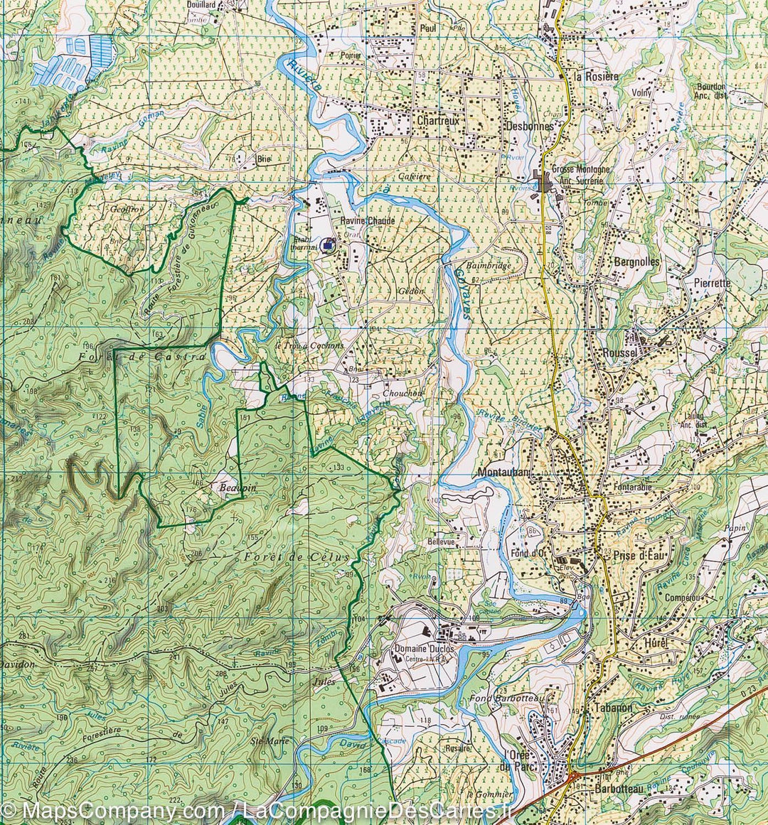 Carte TOP 25 n° 4602 GT - Nord de Basse-Terre (Guadeloupe) | IGN carte pliée IGN 