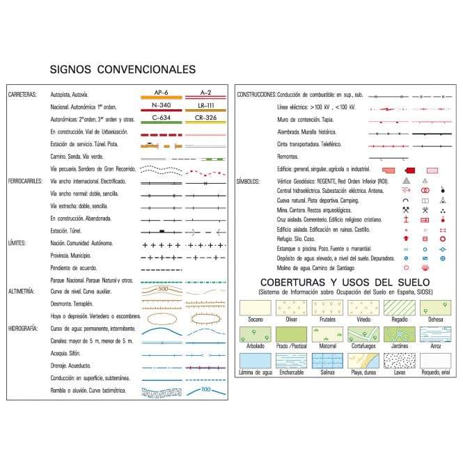 Carte topographique de l'Espagne n° 0696 - Burjassot | CNIG - 1/50 000 carte de randonnée CNIG