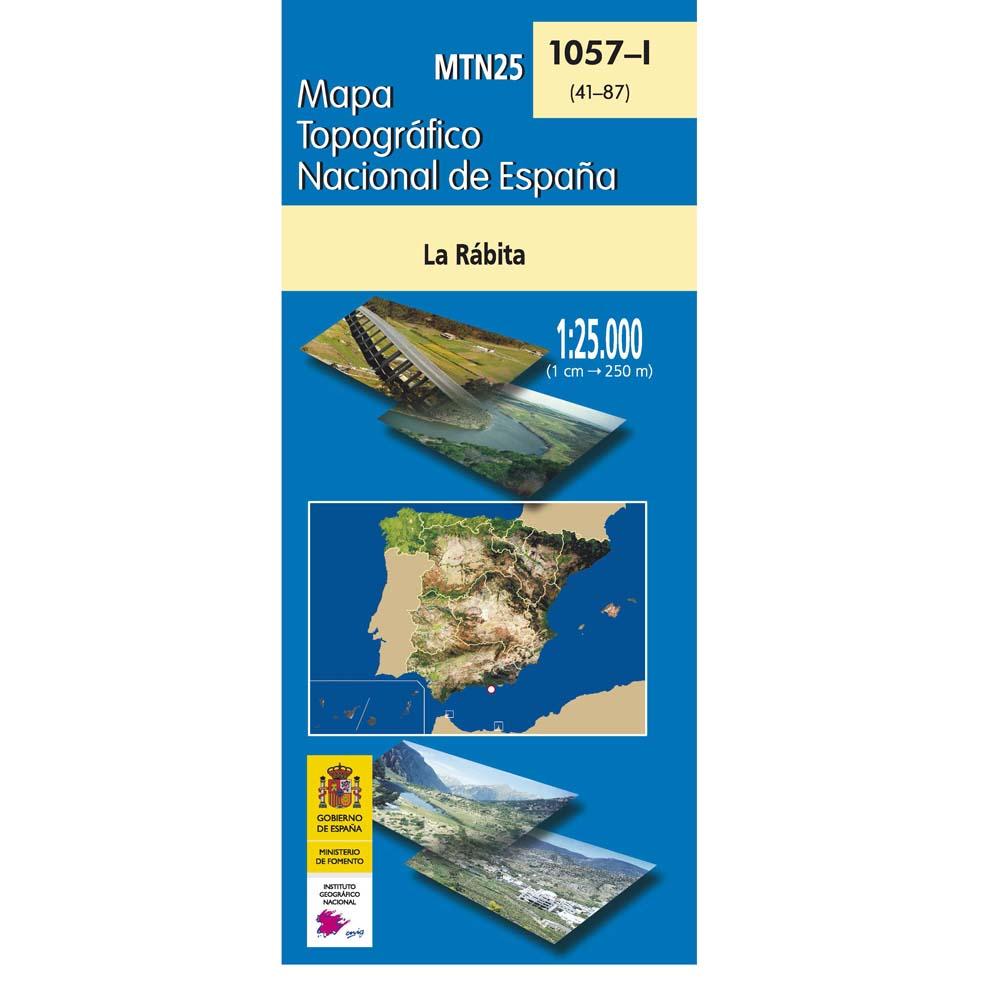 Carte topographique de l'Espagne n° 1057.1 - La Rábita | CNIG - 1/25 000 carte de randonnée CNIG