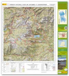 Carte topographique de l'Espagne - Lago de Sanabria y Alrededores PN | CNIG carte de randonnée CNIG Default Title