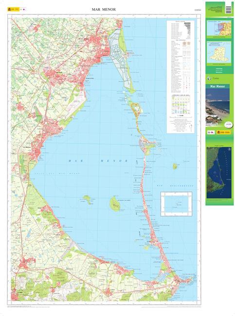 Carte topographique de l'Espagne - Mar Menor | CNIG carte de randonnée CNIG Default Title