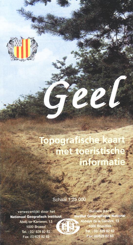 Carte topographique - Geel (Belgique) | NGI carte de randonnée IGN Belgique Default Title