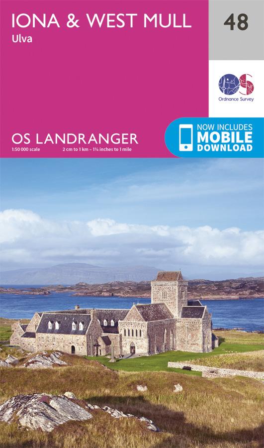 Carte topographique n° 048 - Iona, West Mull (Grande Bretagne) | Ordnance Survey - Landranger carte de randonnée Ordnance Survey Papier