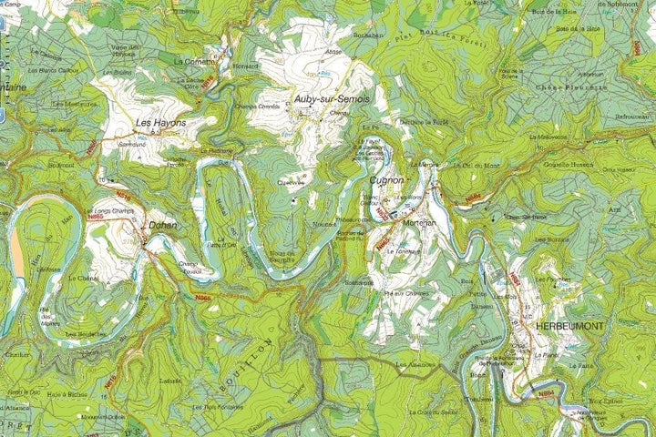 Carte topographique n° 12-11 - Oostende (Belgique) | NGI - 1/50 000 carte pliée IGN Belgique 