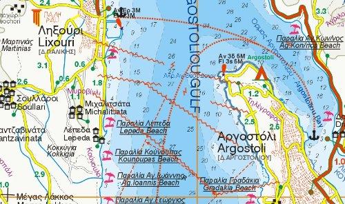 Carte topographique n° 303 - Céphalonie & Ithaque | Orama carte de randonnée Orama