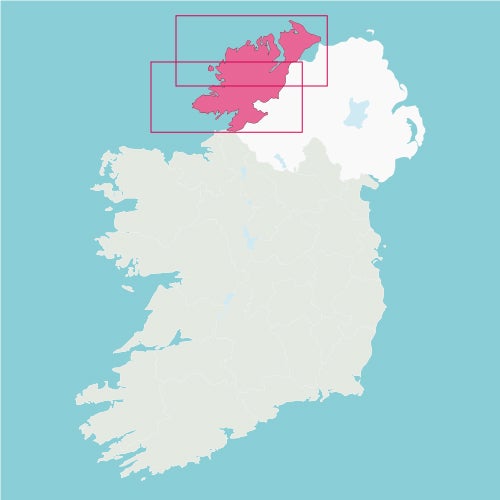 Carte touristique - Donegal (Irlande) | Xploreit carte routière Xploreit