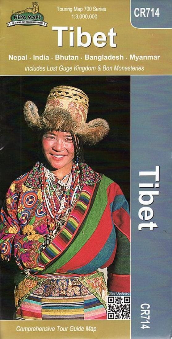 Carte touristique du Tibet (CR714) | Himalayan MapHouse carte routière Himalayan MapHouse Default Title