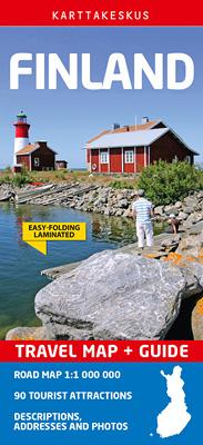 Carte touristique & guide (en anglais) - Finlande | Karttakeskus carte pliée Karttakeskus 