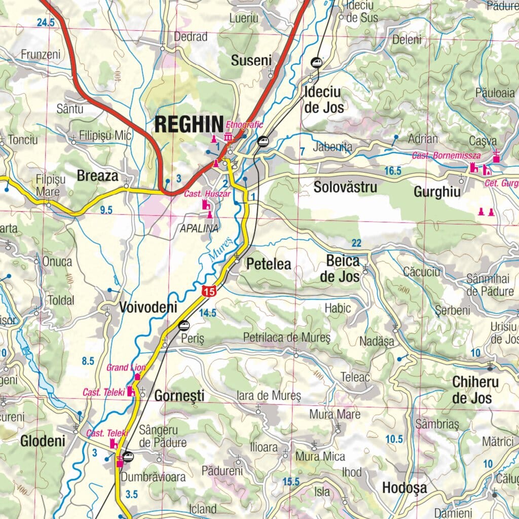 Carte touristique plastifiée - Bucovina, Maramures (Roumanie) | TerraQuest carte routière Terra Quest