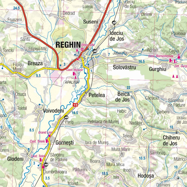 Carte touristique plastifiée - Bucovina, Maramures (Roumanie) | TerraQuest carte pliée Terra Quest 