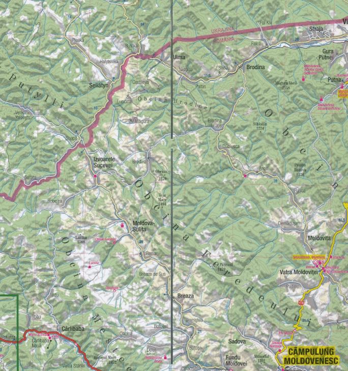 Carte touristique plastifiée - Bucovina, Maramures (Roumanie) | TerraQuest carte routière Terra Quest