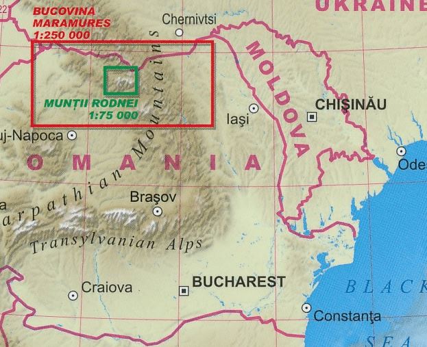 Carte touristique plastifiée - Bucovina, Maramures (Roumanie) | TerraQuest carte routière Terra Quest