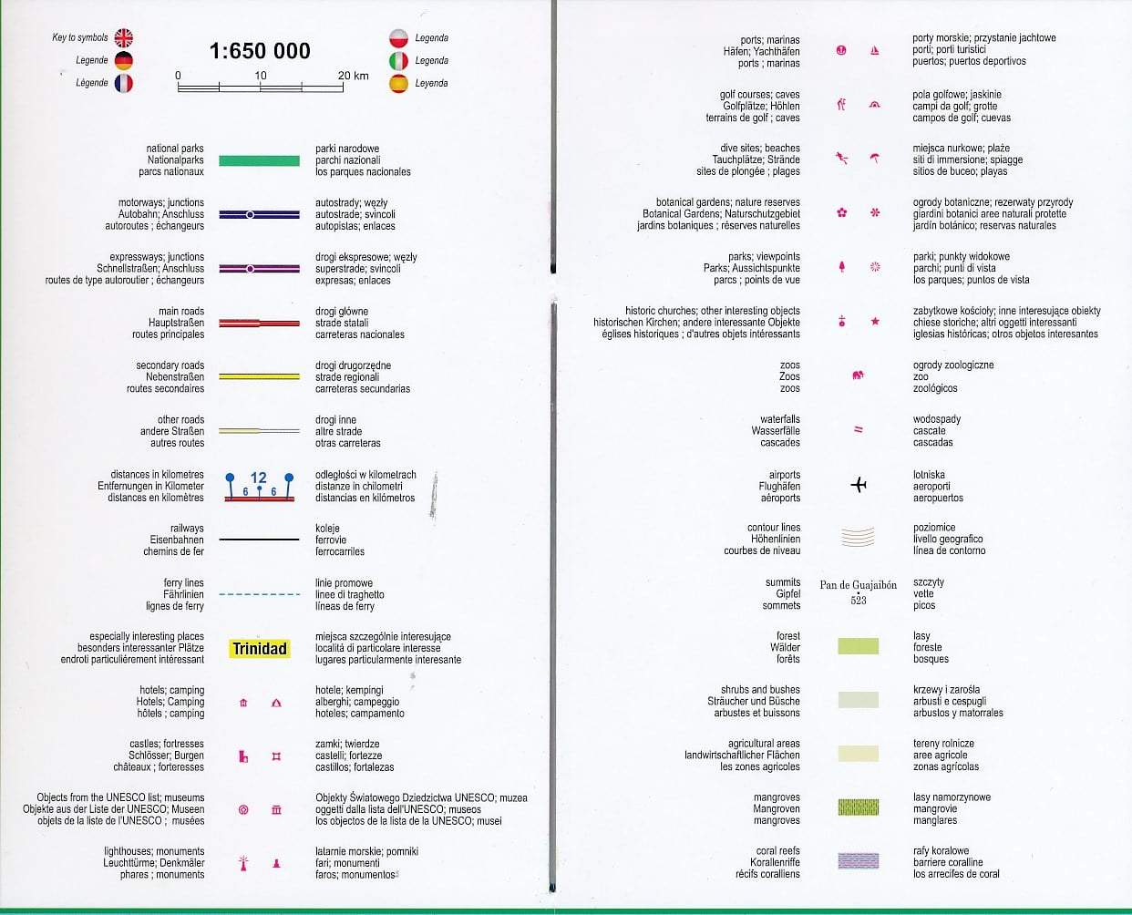Carte touristique plastifiée - Cuba | TerraQuest carte routière Terra Quest