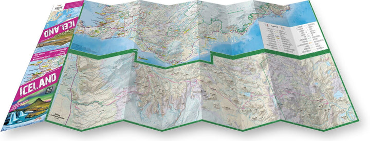 Carte touristique plastifiée - Islande | TerraQuest carte pliée Terra Quest 