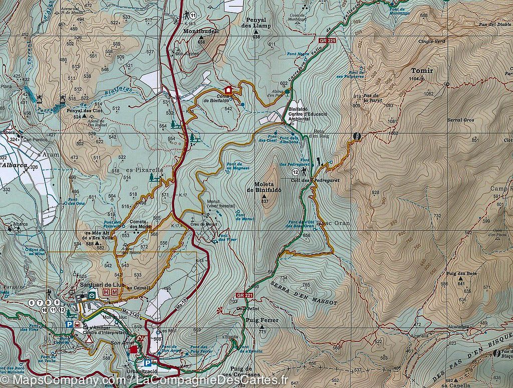 Cartes de randonnée - Tramuntana Nord (Majorque, Baléares) | Alpina carte de randonnée Editorial Alpina