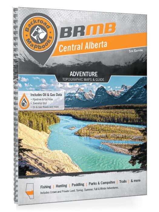 Central Alberta MapBook | Backroads Mapbooks atlas Backroads Mapbooks