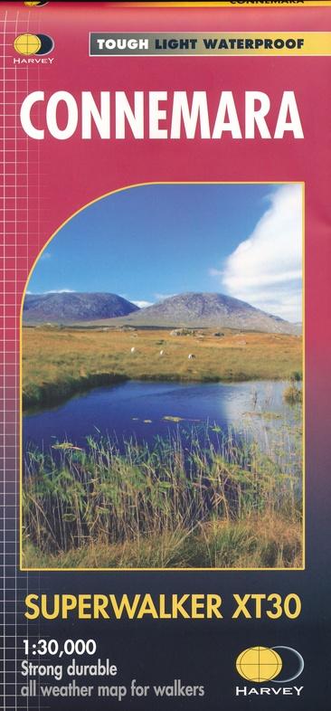 Connemara | Harvey Maps - Superwalker maps carte de randonnée Harvey Maps