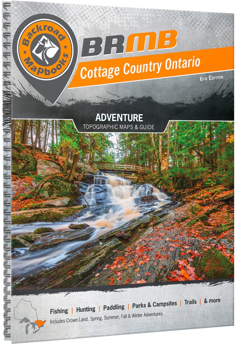 Cottage Country Ontario sur Mapbook | Backroads Mapbooks atlas Backroads Mapbooks