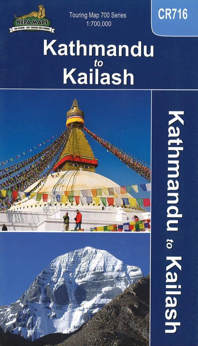 Carte touristique : De Katmandou à Kailash | Himalayan MapHouse carte routière Himalayan MapHouse Default Title