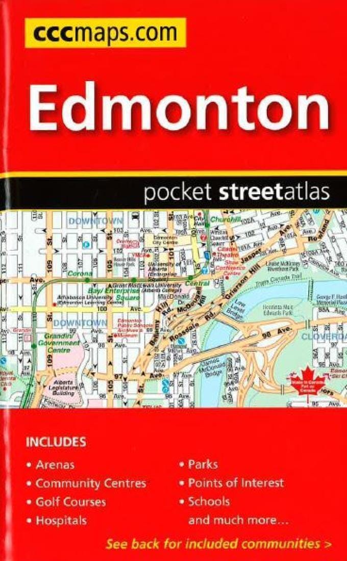 Edmonton (Alberta), Atlas de poche des rues | Canadian Cartographics Corporation atlas Canadian Cartographics Corporation