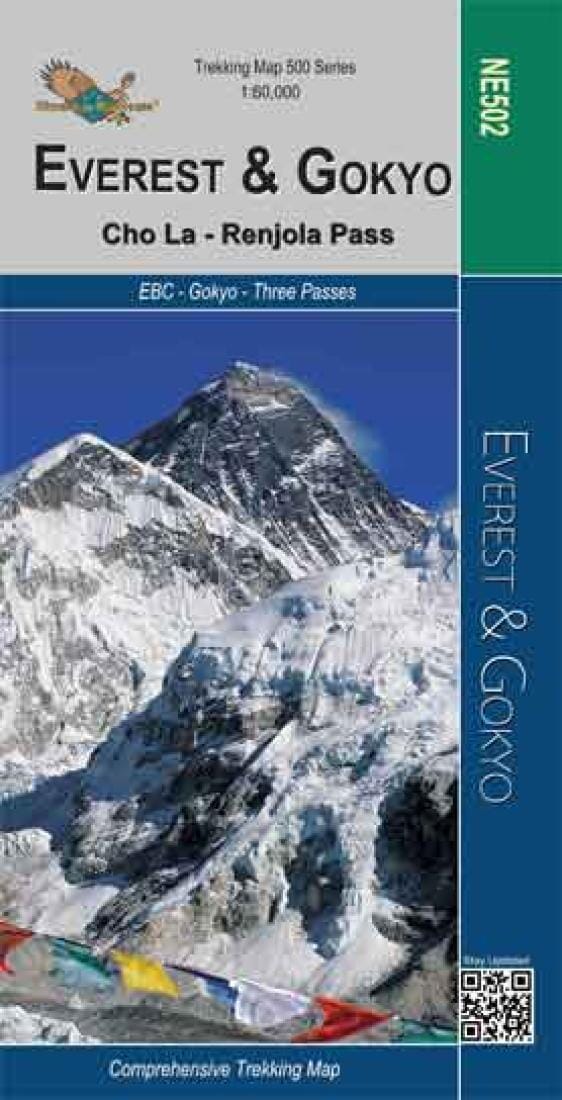 Carte de trekking - Everest et Gokyo : Cho La & Renjo Pass (NE502) | Himalayan MapHouse carte de randonnée Himalayan MapHouse Default Title