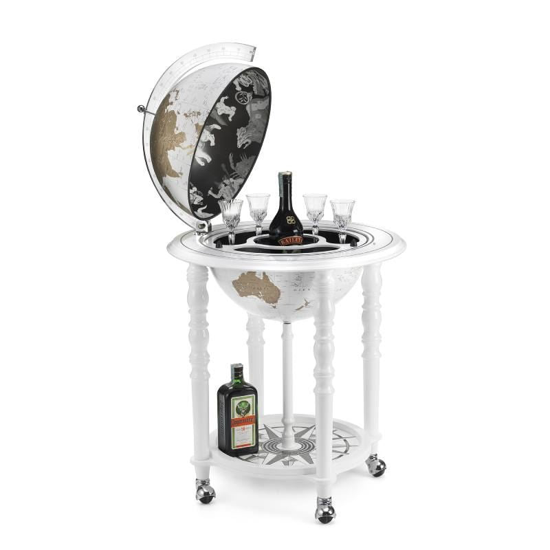 Globe-Bar "Elegance" - Couleur blanc - Diamètre 40 cm | Zoffoli globe Zoffoli 