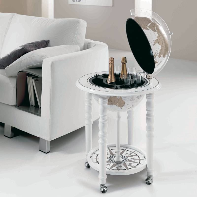 Globe-Bar "Elegance" - Couleur blanc - Diamètre 40 cm | Zoffoli globe Zoffoli 