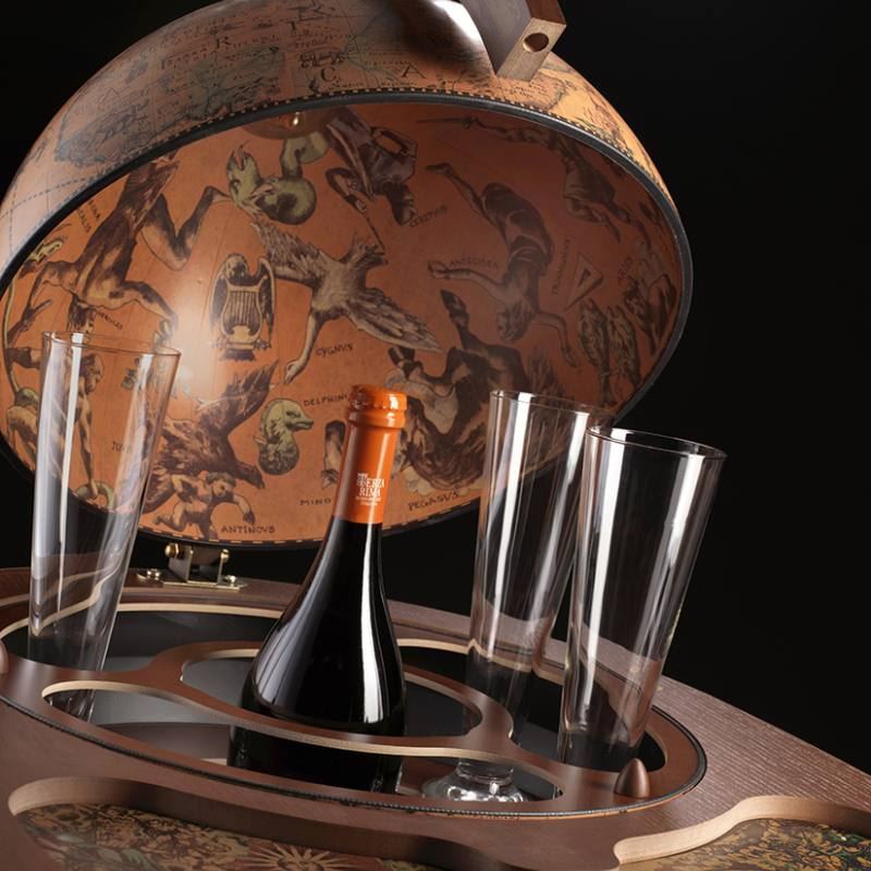 Globe-Bar "Giasone" - Style classique - Diamètre 40 cm | Zoffoli globe Zoffoli 