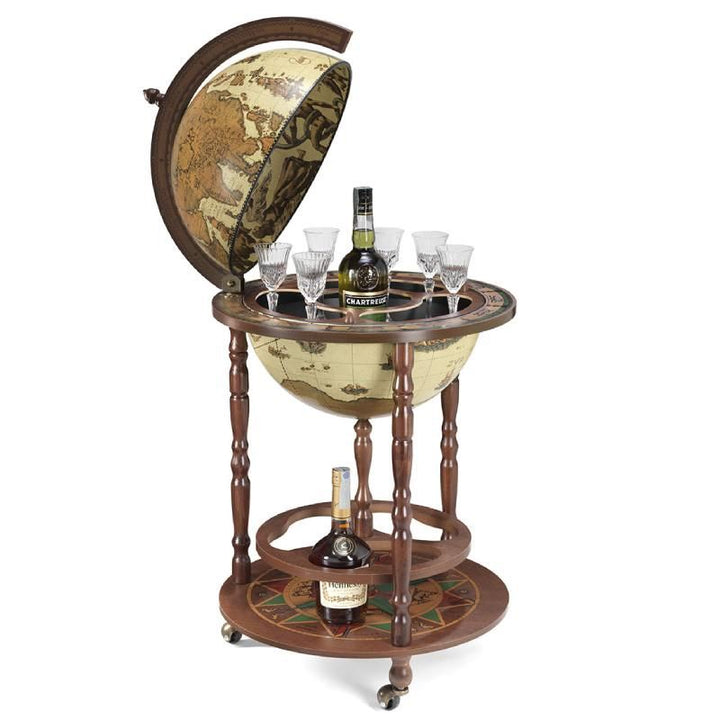 Globe-Bar "Giunone" - Style safari - Diamètre 40 cm | Zoffoli globe Zoffoli 