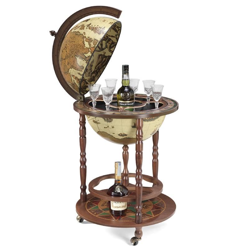 Globe-Bar "Giunone" - Style safari - Diamètre 40 cm | Zoffoli globe Zoffoli 