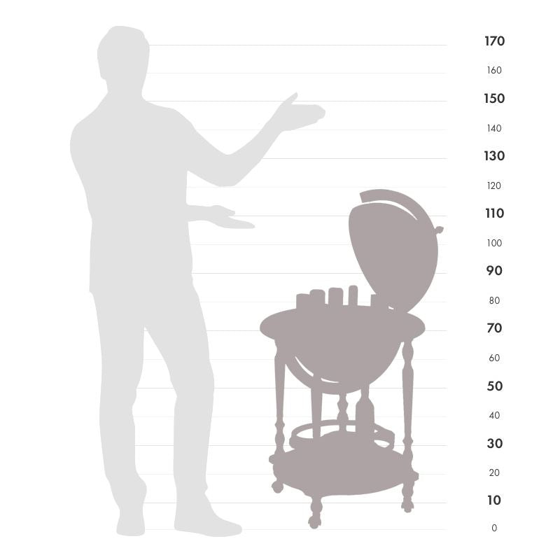 Globe-Bar "Minosse" - Style classique - Diamètre 40 cm | Zoffoli globe Zoffoli 